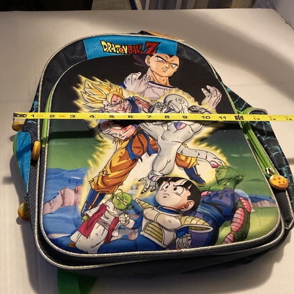 DragonBall Z Anime 3D Backpack Embossed Fantasy Character 4 Pockets Zippers New - Picture 8 of 8